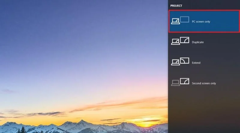 HOW TO DISCONNECT MONITOR WITHOUT UNPLUGGING CABLE ON WINDOWS 10