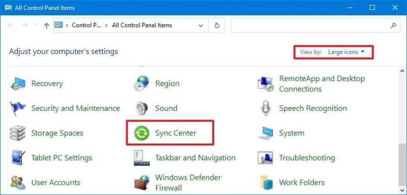 How to enable Offline Files on Windows 10