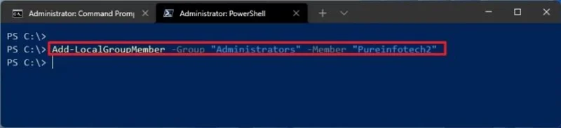 How to create local account on Windows 11