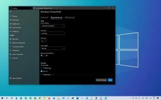 WINDOWS TERMINAL НОВЫЕ НАСТРОЙКИ ИНТЕРФЕЙС ИНТЕРФЕЙСА ПОДРОБНЕЕ