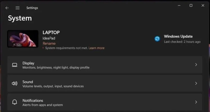 Windows 11 may get a watermark warning on unsupported hardware