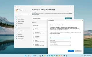 Как создать локальную учетную запись в Windows 11