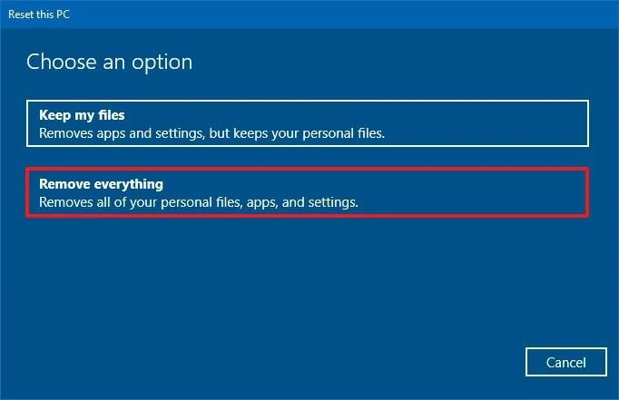 Windows 10 ‘Reset this PC’ feature gets ‘Cloud Download’ option