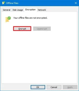 How to enable Offline Files on Windows 10