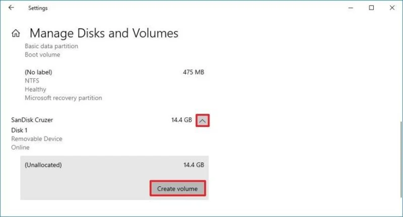 How to format hard drive using Settings on Windows 10