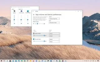 Cách điều chỉnh âm thanh ứng dụng riêng lẻ trên Windows 10