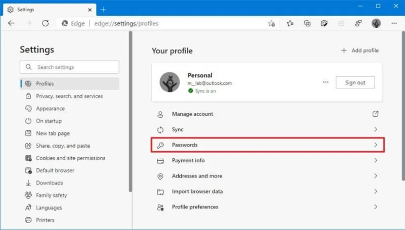 How to enable or disable password generator on Microsoft Edge
