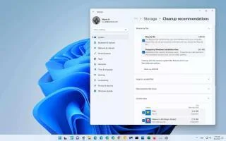 Как использовать рекомендации по очистке в Windows 11