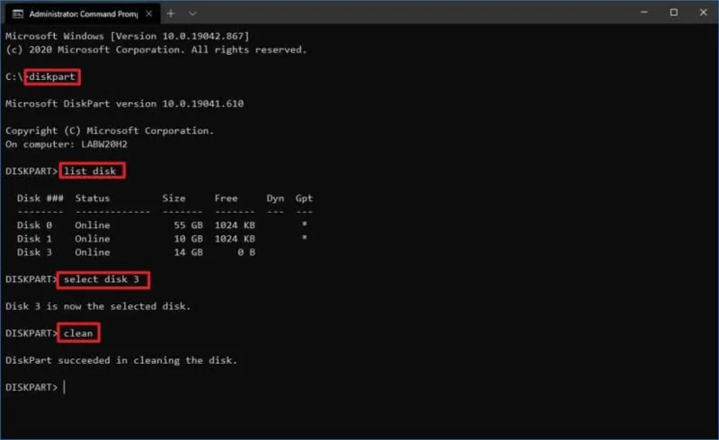 How to create Windows 10 bootable USB with Command Prompt