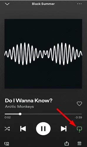 Come riprodurre in loop una canzone su Spotify |  Android, iOS, Web