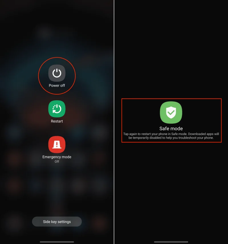 Samsung Galaxy S22 Güvenli Modda Nasıl Başlatılır