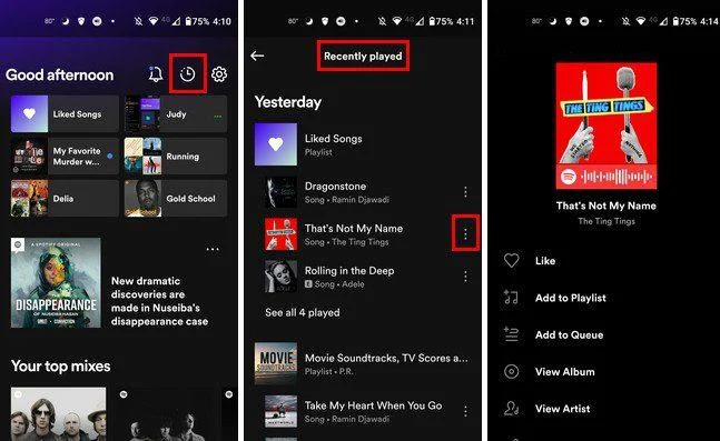 Spotify: come accedere alla cronologia di ascolto