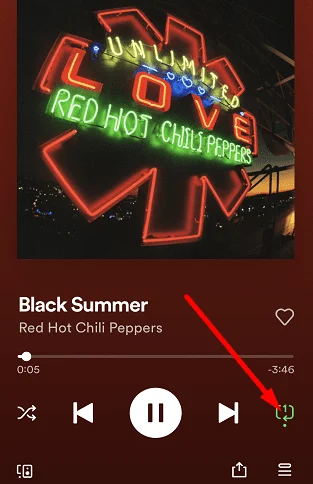 Come riprodurre in loop una canzone su Spotify |  Android, iOS, Web