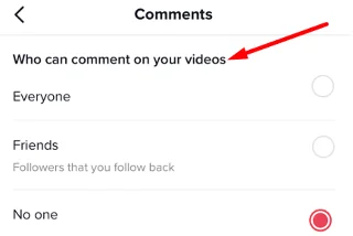 Impostazioni sulla privacy TikTok