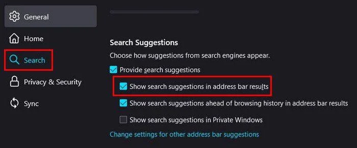 Firefox: Arama Önerileri Nasıl Kapatılır