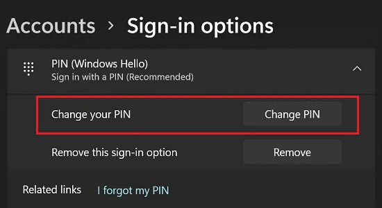 Modifier votre code PIN