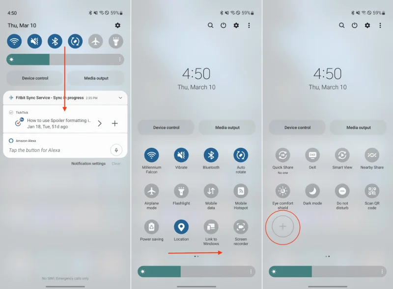 Galaxy Tab S8'den Nasıl Metin Gönderilir