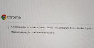 Chromebook: Beklenmeyen Bir Hata Oluştu