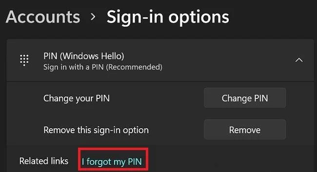 Windows 11: Mã PIN của bạn không còn nữa