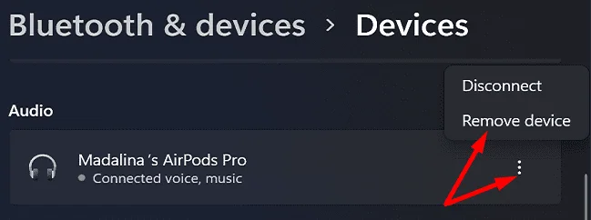 Düzeltme: AirPod'lar Windows Bağlantısını Kesmeye Devam Ediyor