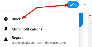Bloquer quelqu'un sur Messenger