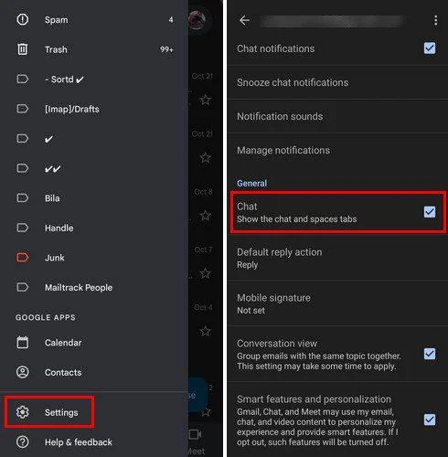 Gmail: Android Uygulamasında Sohbet ve Alanlar Sekmeleri Nasıl Eklenir
