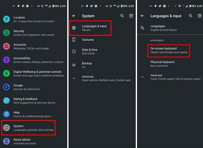 Gboard'da Mors Kodu Nasıl Etkinleştirilir - Android 11