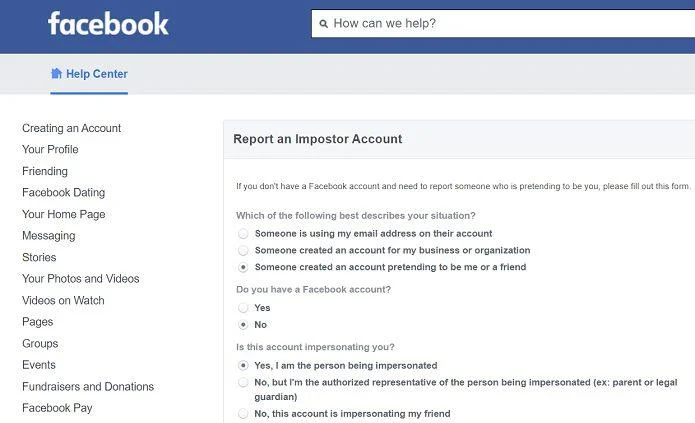 Facebook: Sahte Bir Hesap veya Sayfa Nasıl Bildirilir