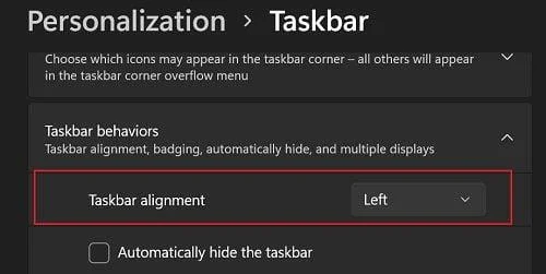 Windows 11: تغيير حجم شريط المهام وموضعه ولونه