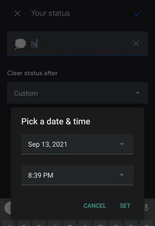 Gmail'de Google Sohbet'te Durumunuzu Nasıl Değiştirirsiniz?