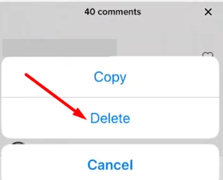Eliminare commenti indesiderati su TikTok
