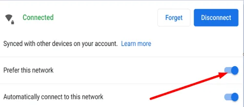 Correctif&nbsp;: erreur de connexion réseau Chromebook, mauvais mot de passe