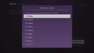 Roku: Bağlantı Hızını Manuel Olarak Ayarla