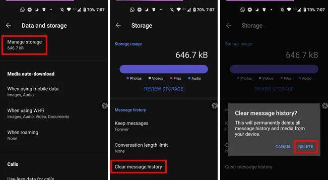 Signal'de Gönderilen Mesajlar Nasıl Silinir