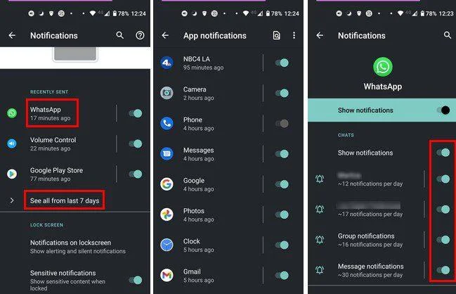 Impostazioni WhatsApp