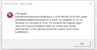 MSTeams.exe Hata Durumu 0xc0000020 Nasıl Onarılır