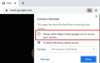 Düzeltme: Google Meet Chromebook'ta Çalışmıyor