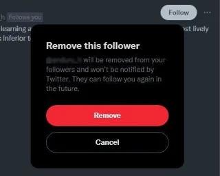 Twitter'da Bir Takipçiyi Engellemeden Nasıl Kaldırılır
