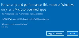 Düzeltme: PowerShell.exe Microsoft Tarafından Doğrulanmış Bir Uygulama Değil