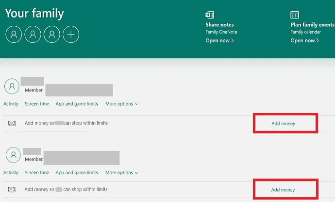 Microsoft Ailesi: Bir Çocuk Hesabına Nasıl Para Eklenir