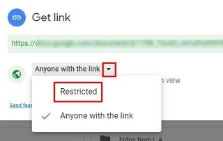 Google Drive'da Kullanıcılar Nasıl Engellenir