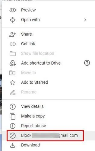 Google Drive'da Kullanıcılar Nasıl Engellenir