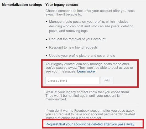 Comment fermer un compte Facebook quand quelqu'un meurt