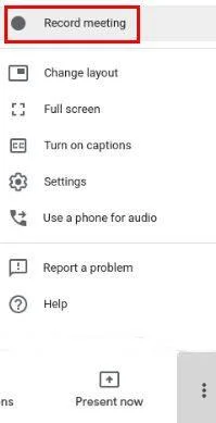 Google Meet Videosu Nasıl Kaydedilir