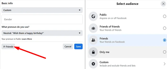 Facebook'ta Cinsiyet Nasıl Değiştirilir