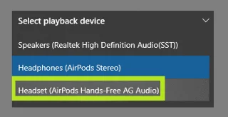Düzeltme: AirPods Mikrofonu Windows 11'de Çalışmıyor