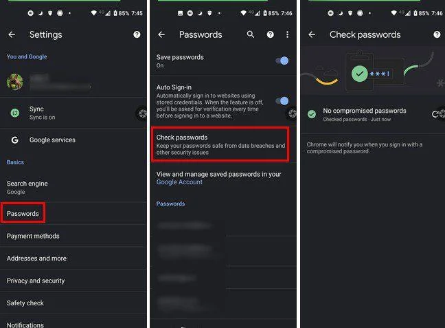 Chrome'da Zayıf Şifreler Nasıl Bulunur?