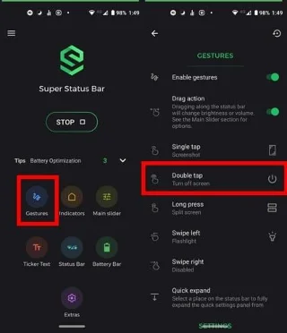 Come disabilitare i gesti su Android