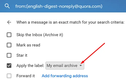 Jak automatycznie archiwizować wiadomości e-mail w Gmailu