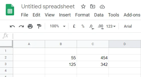 Cara menukar sel di Google Spreadsheet [Dua sel atau lebih]